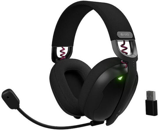 Fury Fukiya F6 Ασύρματο Over Ear Gaming Headset με σύνδεση Bluetooth / USB - Image 3