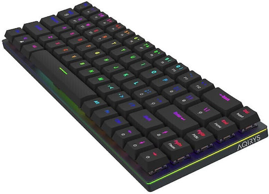 Aqirys Agena Ασύρματο Gaming Μηχανικό Πληκτρολόγιο 65% με Gateron Red διακόπτες και RGB φωτισμό (Αγγλικό US) - Image 2