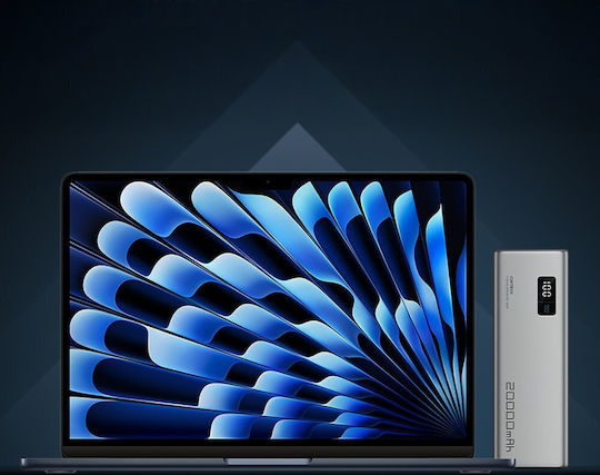 Cuktech P+Series No. 15 Power Bank 20000mAh 150W με Θύρα USB-A Γκρι - Image 2