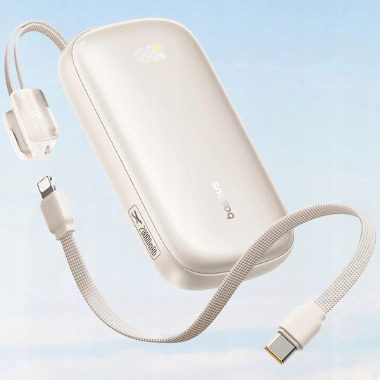 Baseus EnerFill FC21 QPow3 Ultra Power Bank 10000mAh 22.5W με Θύρα USB-A Μπεζ - Image 6