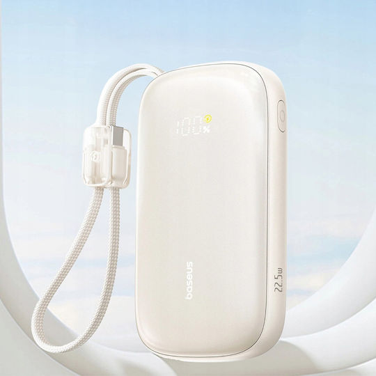 Baseus EnerFill FC21 QPow3 Ultra Power Bank 10000mAh 22.5W με Θύρα USB-A Μπεζ - Image 5