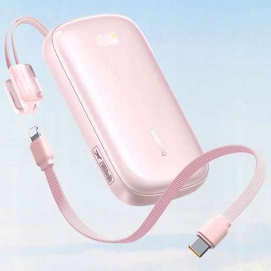 Baseus EnerFill FC21 QPow3 Ultra Power Bank 20000mAh 22.5W με Θύρα USB-A Ροζ - Image 4