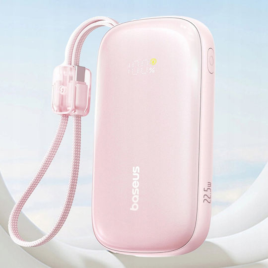 Baseus EnerFill FC21 QPow3 Ultra Power Bank 20000mAh 22.5W με Θύρα USB-A Ροζ - Image 7