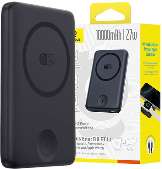 Baseus EnerFill FT11 MagSafe Power Bank 10000mAh 27W Power Delivery Μαύρο - Image 2