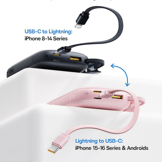 Baseus EnerFill FC21 QPow3 Ultra Power Bank 10000mAh 45W με Θύρα USB-A Μαύρο - Image 6