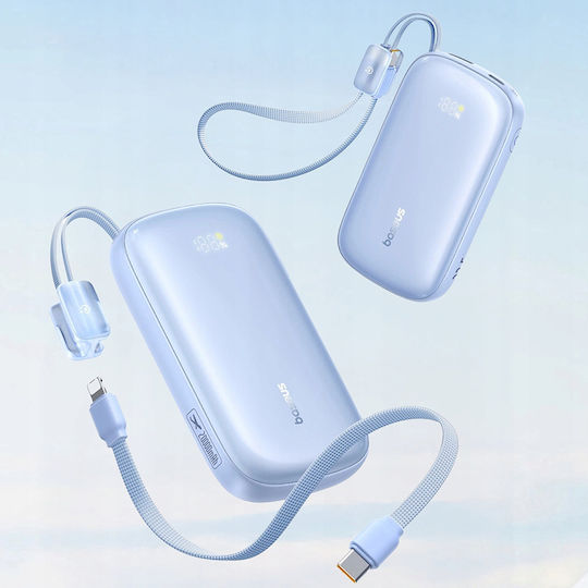 Baseus EnerFill FC21 QPow3 Ultra Power Bank 20000mAh 22.5W με Θύρα USB-A Γαλάζιο - Image 4