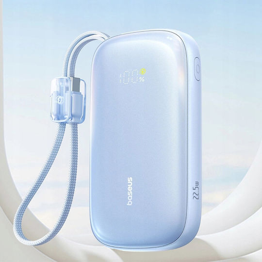 Baseus EnerFill FC21 QPow3 Ultra Power Bank 20000mAh 22.5W με Θύρα USB-A Γαλάζιο - Image 6