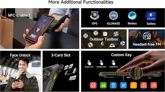 Ulefone RugKing 3 Pro Dual SIM (8/128GB) Ανθεκτικό Smartphone Μαύρο - Image 6