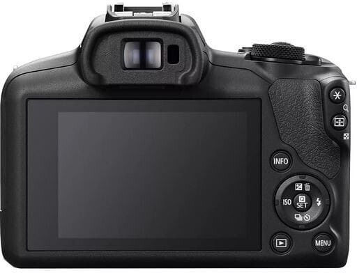 Canon EOS R100 Mirrorless Φωτογραφική Μηχανή Kit (RF-S 18-45mm f/4.5-6.3 IS STM + RF 75-300mm f/4-5.6 IS STM) Μαύρη - Image 2