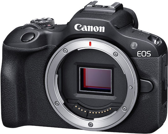 Canon EOS R100 Mirrorless Φωτογραφική Μηχανή Kit (RF-S 18-45mm f/4.5-6.3 IS STM + RF 75-300mm f/4-5.6 IS STM) Μαύρη - Image 3