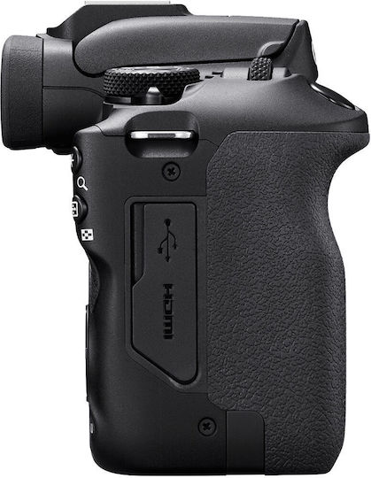 Canon EOS R100 Mirrorless Φωτογραφική Μηχανή Kit (RF-S 18-45mm f/4.5-6.3 IS STM + RF 75-300mm f/4-5.6 IS STM) Μαύρη - Image 5