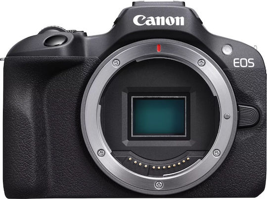 Canon EOS R100 Mirrorless Φωτογραφική Μηχανή Kit (RF-S 18-45mm f/4.5-6.3 IS STM + RF 75-300mm f/4-5.6 IS STM) Μαύρη - Image 6