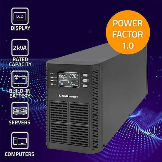Qoltec UPS On-Line 2000VA - Image 5