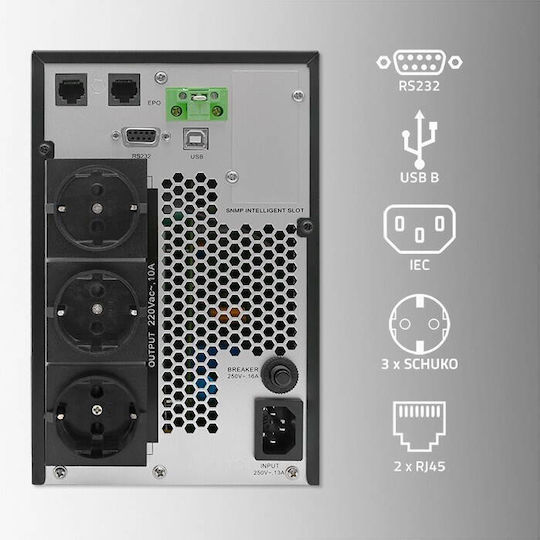 Qoltec UPS On-Line 2000VA - Image 6