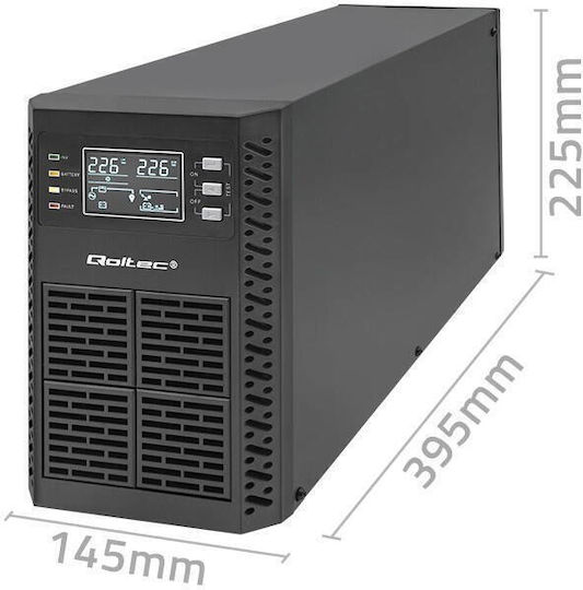 Qoltec UPS On-Line 2000VA - Image 10