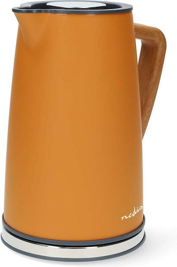 Nedis Βραστήρας 1.7lt 2200W Πορτοκαλί KAWK510EYW - Image 9