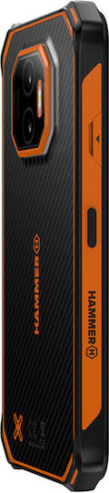 Hammer Energy X2 5G Dual SIM (8/256GB) Ανθεκτικό Smartphone Μαύρο-Πορτοκαλί - Image 9