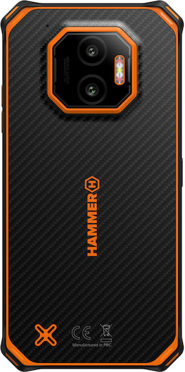 Hammer Energy X2 5G Dual SIM (8/256GB) Ανθεκτικό Smartphone Μαύρο-Πορτοκαλί - Image 7