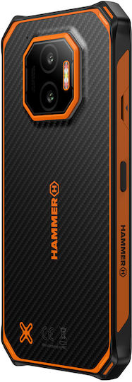 Hammer Energy X2 5G Dual SIM (8/256GB) Ανθεκτικό Smartphone Μαύρο-Πορτοκαλί - Image 6