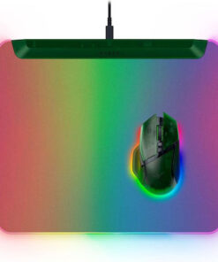Razer Firefly V2 Pro Gaming Mouse Pad Medium 335mm με RGB Φωτισμό Πράσινο
