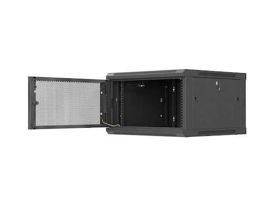Lanberg Επιτοίχια Καμπίνα Rack 19U Μαύρο WF01-6606-23B - Image 7
