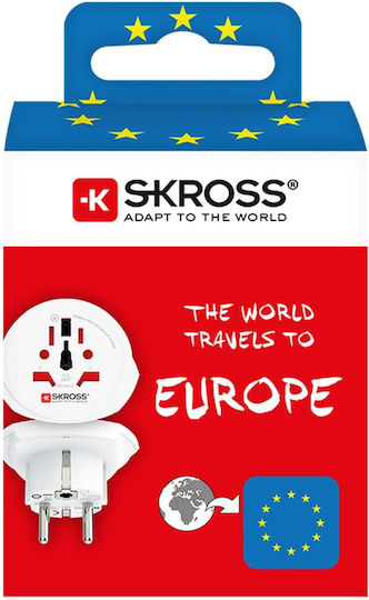 Skross World To Europe 16a Type E F 4000w Travel Adapter White - Image 4