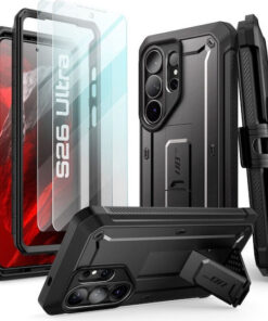 Supcase Unicorn Beetle Pro 360 Full Cover Tempered Glass / Πλαστικό / Σιλικόνης Μαύρο (Galaxy S26 Ultra)