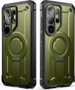 Alternative view of Supcase Unicorn Beetle Pro Mag 360 Full Cover Σιλικόνης / Πλαστικό Σετ με Τζαμάκι Πράσινο (Galaxy S26 Ultra)
