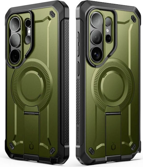 Supcase Unicorn Beetle Pro Mag 360 Full Cover Σιλικόνης / Πλαστικό Σετ με Τζαμάκι Πράσινο (Galaxy S26 Ultra) - Image 2