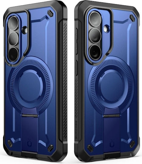 Supcase 360 Full Cover Σιλικόνης / Πλαστικό Σετ με Τζαμάκι Μπλε (Galaxy S26) - Image 2