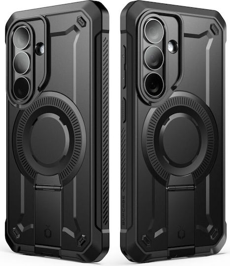Supcase 360 Full Cover Σιλικόνης / Πλαστικό Σετ με Τζαμάκι Μαύρο (Galaxy S26+) - Image 2
