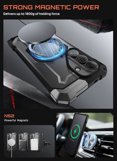 Supcase Back Cover Σιλικόνης / Πλαστικό Μαύρο (Galaxy S26) - Image 3