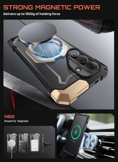 Supcase Back Cover Σιλικόνης / Πλαστικό Μπεζ (Galaxy S26) - Image 3