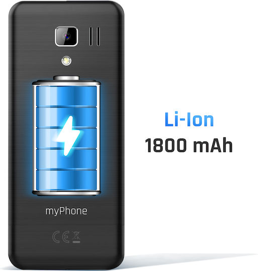 MyPhone 3510 LTE Dual SIM Κινητό με Κουμπιά Μαύρο - Image 6