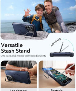 Alternative view of Esr Cyber Tough Kickstand Magsafe Galaxy S26 Ultra Black