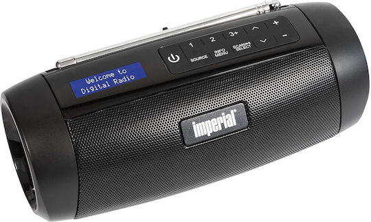 Imperial AV Dabman Επιτραπέζιο Ραδιόφωνο Επαναφορτιζόμενο DAB+ Μαύρο - Image 4