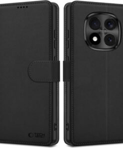 Tech-Protect Plus Wallet Δερματίνης / Σιλικόνης / Δερμάτινο Μαύρο (Redmi Note 15 Pro+ / Poco M8 Pro)