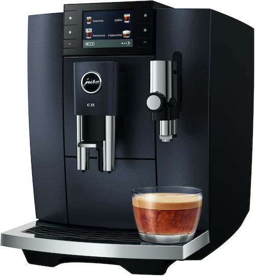 Jura E8 Cosmic Αυτόματη Μηχανή Espresso 1450W Πίεσης 15bar για Cappuccino με Μύλο Άλεσης Μαύρη - Image 3
