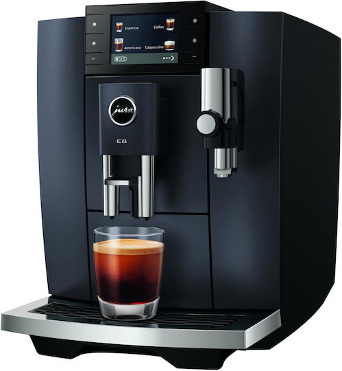 Jura E8 Cosmic Αυτόματη Μηχανή Espresso 1450W Πίεσης 15bar για Cappuccino με Μύλο Άλεσης Μαύρη - Image 7