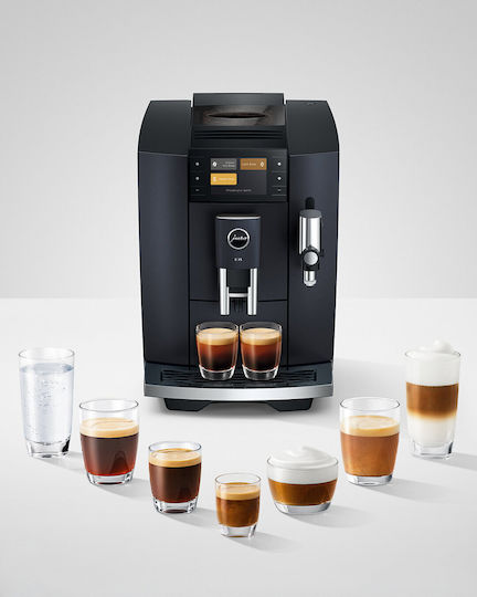 Jura E8 Cosmic Αυτόματη Μηχανή Espresso 1450W Πίεσης 15bar για Cappuccino με Μύλο Άλεσης Μαύρη - Image 10