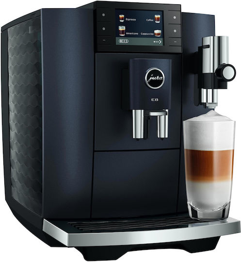 Jura E8 Cosmic Αυτόματη Μηχανή Espresso 1450W Πίεσης 15bar για Cappuccino με Μύλο Άλεσης Μαύρη - Image 12