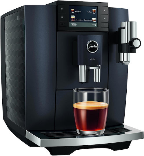 Jura E8 Cosmic Αυτόματη Μηχανή Espresso 1450W Πίεσης 15bar για Cappuccino με Μύλο Άλεσης Μαύρη - Image 13