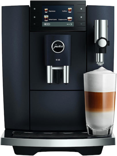 Jura E8 Cosmic Αυτόματη Μηχανή Espresso 1450W Πίεσης 15bar για Cappuccino με Μύλο Άλεσης Μαύρη - Image 15