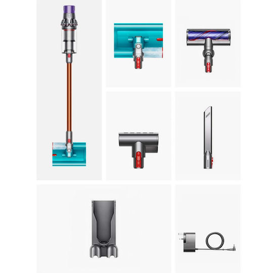 Dyson V10 Cyclone Submarine Επαναφορτιζόμενη Σκούπα Stick 15V Ασημί - Image 8