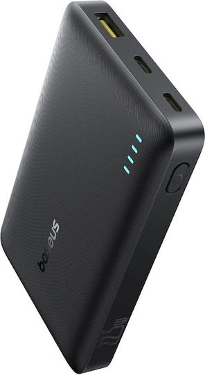 Baseus EnerFill FP21 Power Bank 10000mAh 22.5W με Θύρα USB-A και 2 Θύρες USB-C Power Delivery Μαύρο - Image 2
