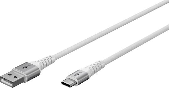 Goobay USB 2.0 Cable USB-C male - USB-A 60W Λευκό 1m (74530) - Image 4