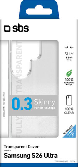 SBS Back Cover Σιλικόνης Διάφανο (Galaxy S26 Ultra) SKINSAS26UT - Image 2