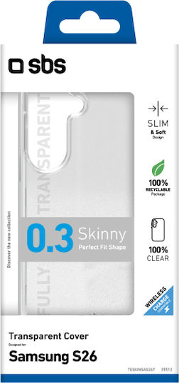 SBS Back Cover Σιλικόνης Διάφανο (Galaxy S26) SKINSAS26T - Image 2