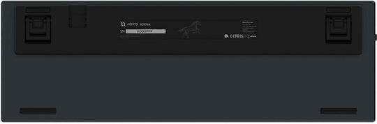Aqirys Agena Ασύρματο Gaming Μηχανικό Πληκτρολόγιο 65% με Gateron Red διακόπτες και RGB φωτισμό (Αγγλικό US) - Image 12
