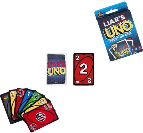 Επιτραπέζιο Παιχνίδι Uno Liars για 2-6 Παίκτες 7+ Ετών JLH43 (EN) Mattel - Image 4